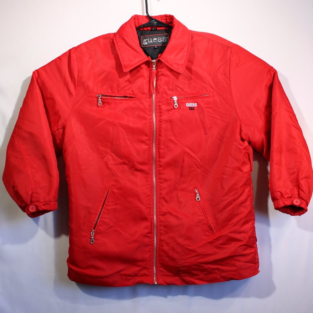 Guess  Red jacket sz M